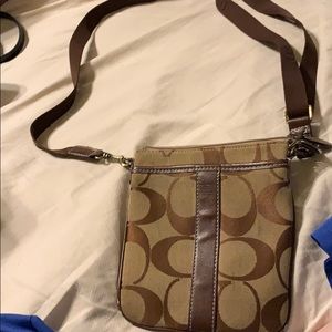 Tan/ brown Coach